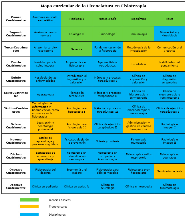 Mapa fisioterapia